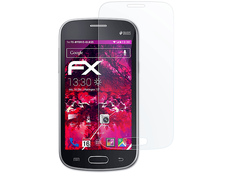 ATFOLIX Pro Samsung (GT-S7262)) Galaxy Star FX-Hybrid-Glass Schutzglas(für