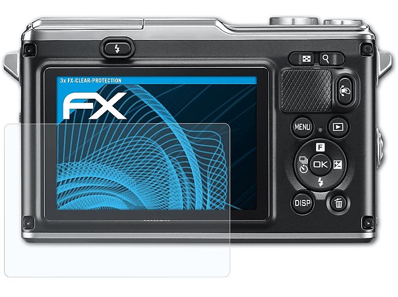 ATFOLIX 3x FX-Clear Displayschutz(für Nikon 1 AW1)