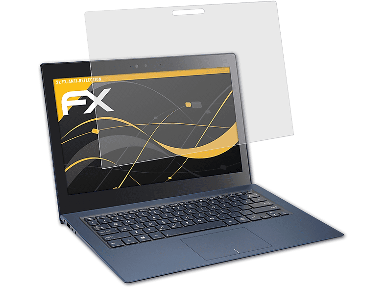 ATFOLIX 2x FX-Antireflex Displayschutz(für Asus Zenbook UX301 / UX302)
