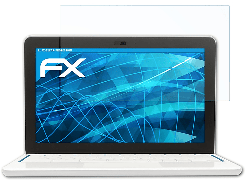 ATFOLIX 2x FX-Clear Displayschutz(für Google Chromebook 11 (HP, 11.6 Inch))