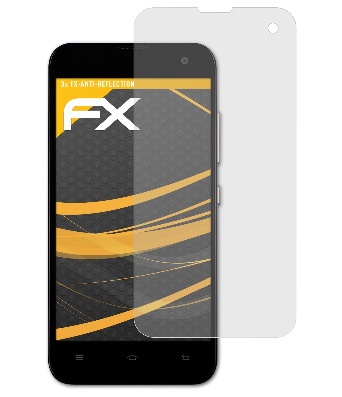 Xiaomi Displayschutz(für (Mi-Two M2A FX-Antireflex 3x A)) ATFOLIX