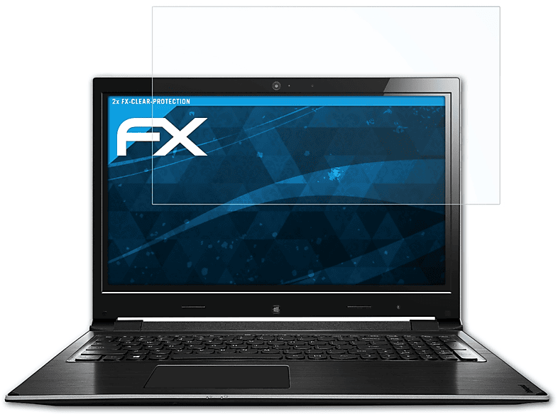 ATFOLIX 2x FX-Clear Displayschutz(für Lenovo IdeaPad Flex 15 / 15D)