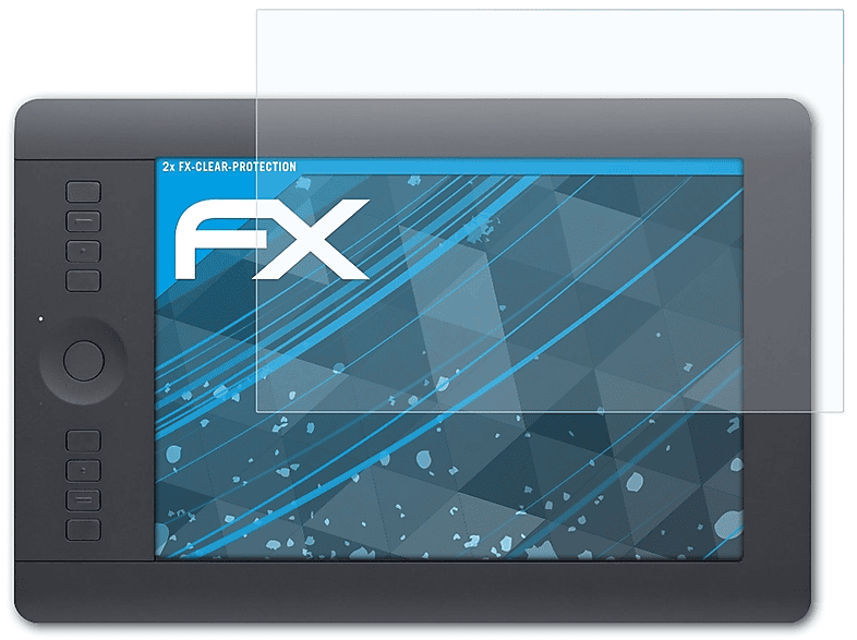 ATFOLIX 2x FX-Clear Displayschutz(für Wacom INTUOS pro (medium))