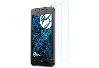 BRUNI 2x Basics-Clear Schutzfolie(für Huawei Ascend G510)