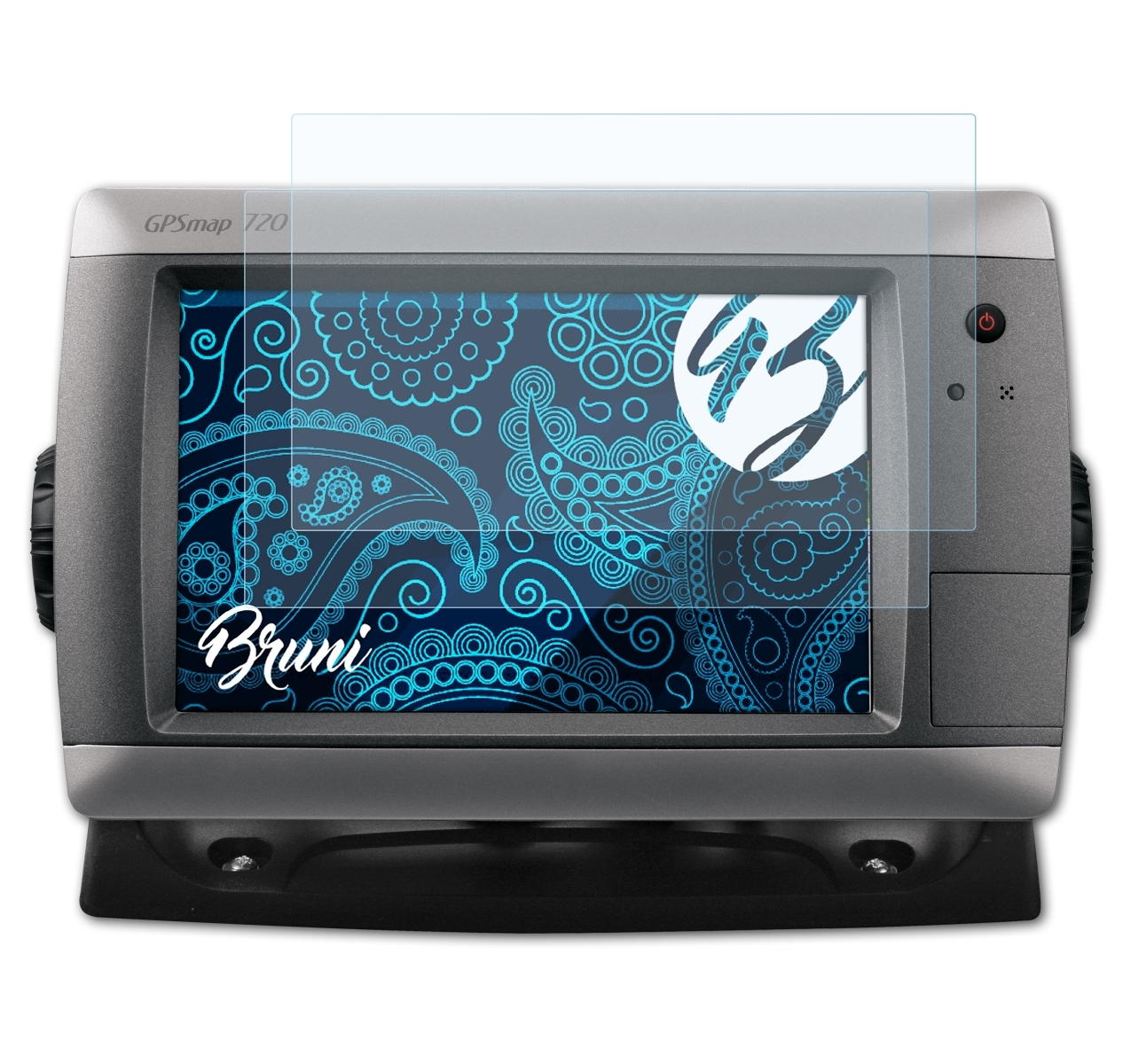 BRUNI 2x Basics-Clear Schutzfolie(für GPSMap 720s) Garmin