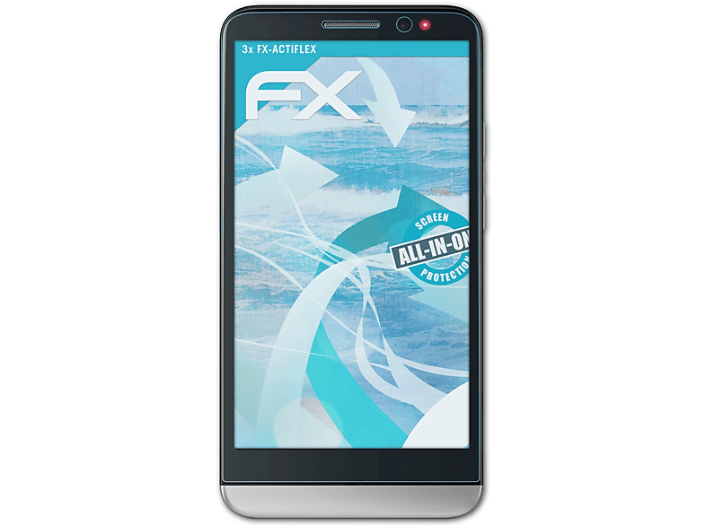 ATFOLIX 3x FX-ActiFleX Displayschutz(für Blackberry Z30)