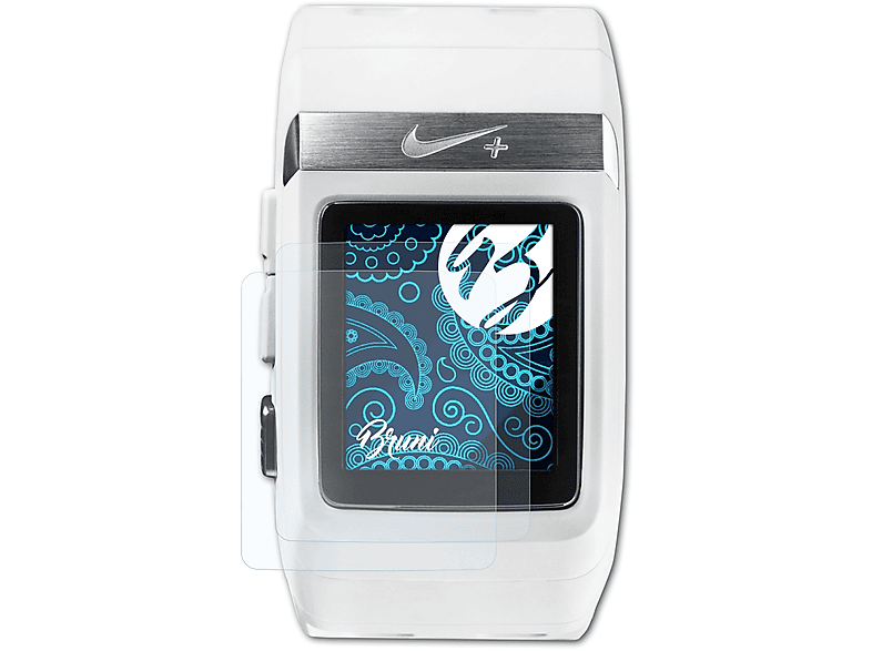 BRUNI 2x Basics-Clear SportWatch TomTom GPS) Schutzfolie(für