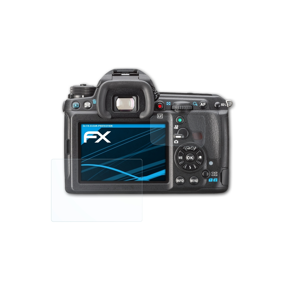 Ricoh 3x FX-Clear Pentax ATFOLIX K-3) Displayschutz(für