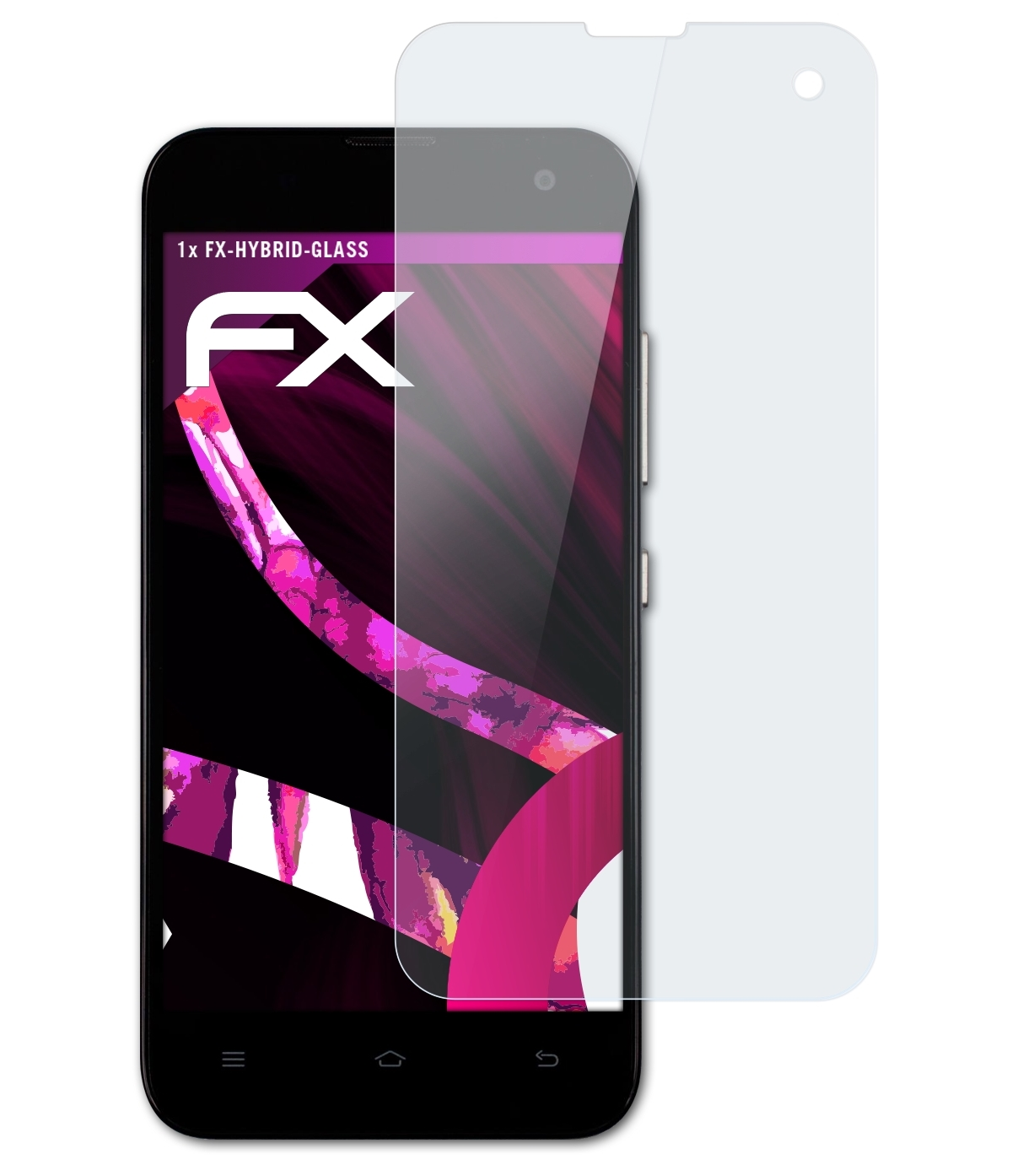 M2A Xiaomi A)) Schutzglas(für (Mi-Two FX-Hybrid-Glass ATFOLIX