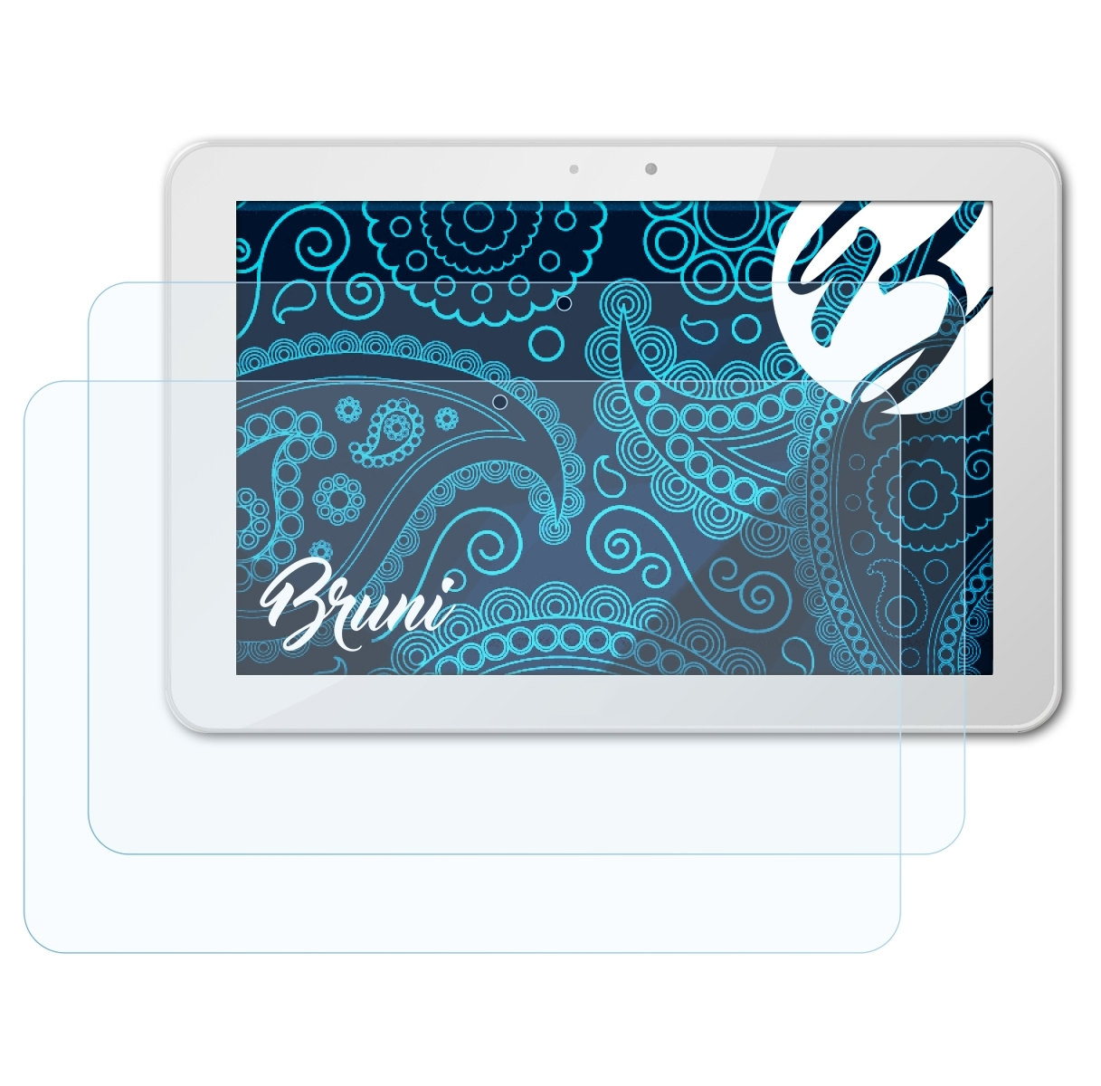 BRUNI 2x Archos Platinum) Schutzfolie(für 101 Basics-Clear