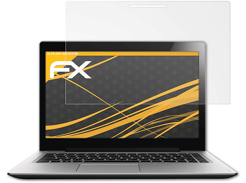 ATFOLIX 2x FX-Antireflex Displayschutz(für Lenovo IdeaPad U330 Touch) | Pflege & Schutz