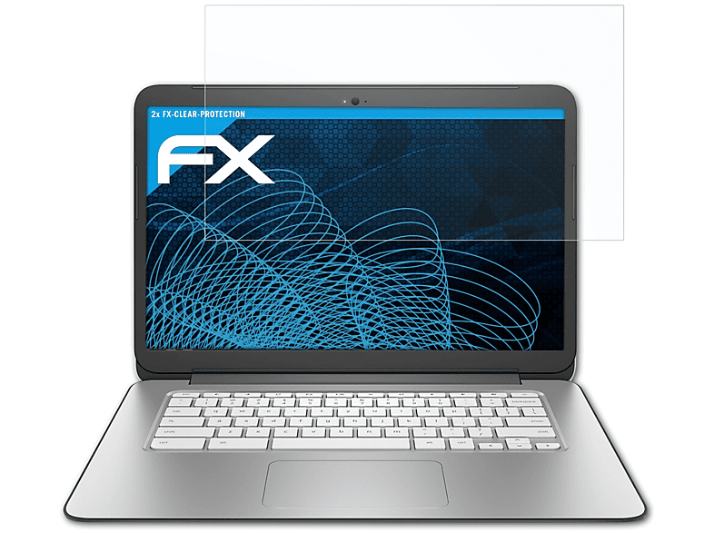 ATFOLIX 2x FX-Clear Displayschutz(für Google Chromebook 14 (HP))