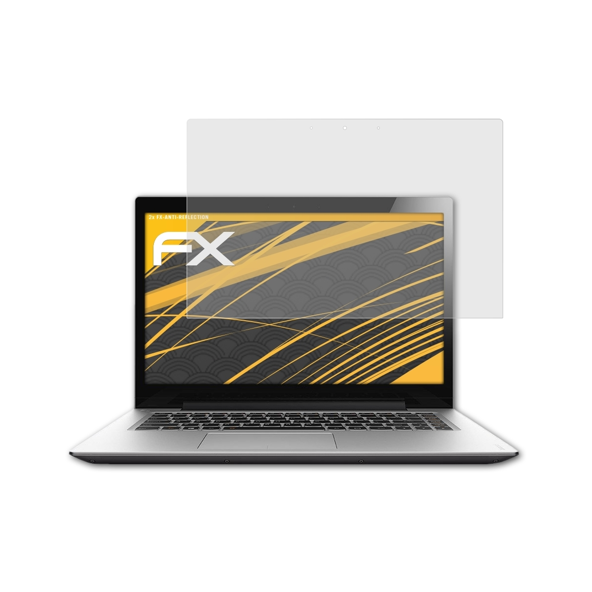 ATFOLIX 2x FX-Antireflex Displayschutz(für Lenovo IdeaPad U430 Touch)
