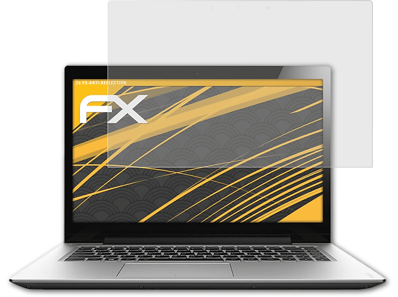 ATFOLIX 2x FX-Antireflex Displayschutz(für Touch) Lenovo U430 IdeaPad