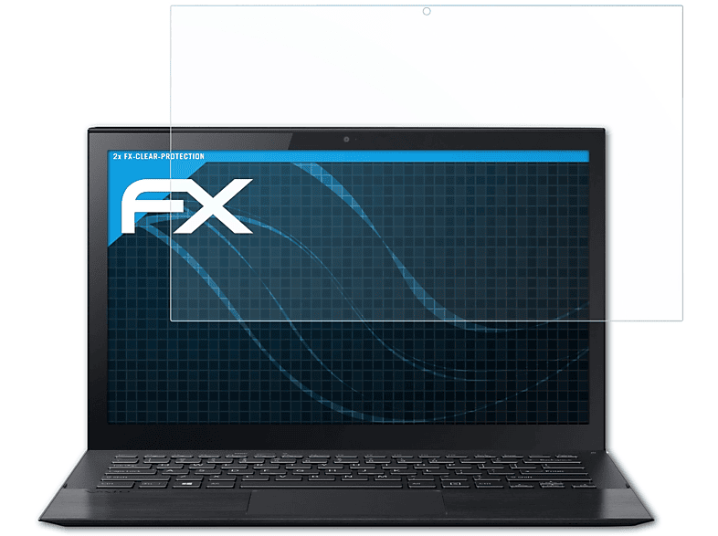 ATFOLIX 2x FX-Clear Displayschutz(für Sony VAIO SVP1321X9E)