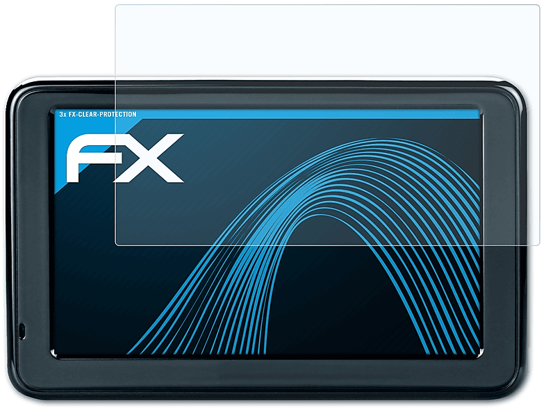 Displayschutz(für ATFOLIX nüvi FX-Clear / 55LT) Garmin 3x 55LMT