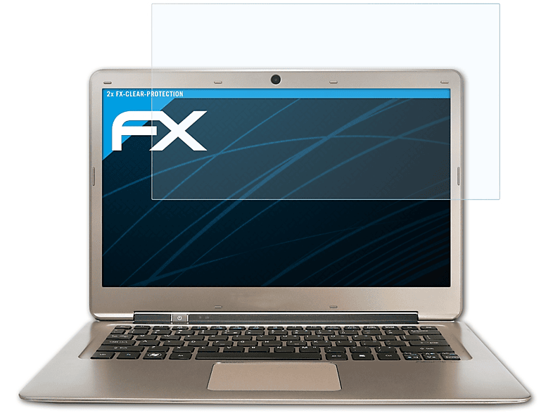 ATFOLIX 2x FX-Clear S3-391) Aspire Acer Displayschutz(für