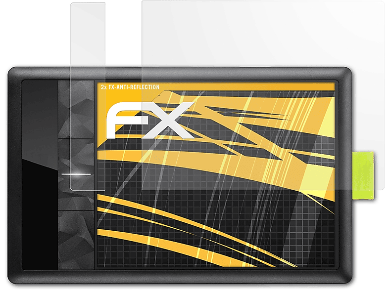 ATFOLIX 2x FX-Antireflex Displayschutz(für Wacom Bamboo Pen&Touch (3.Generation))