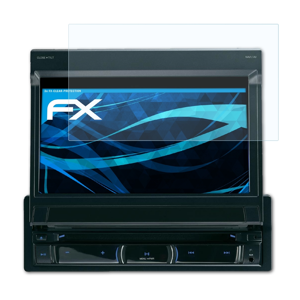 Displayschutz(für NZ502E) Clarion 3x ATFOLIX FX-Clear