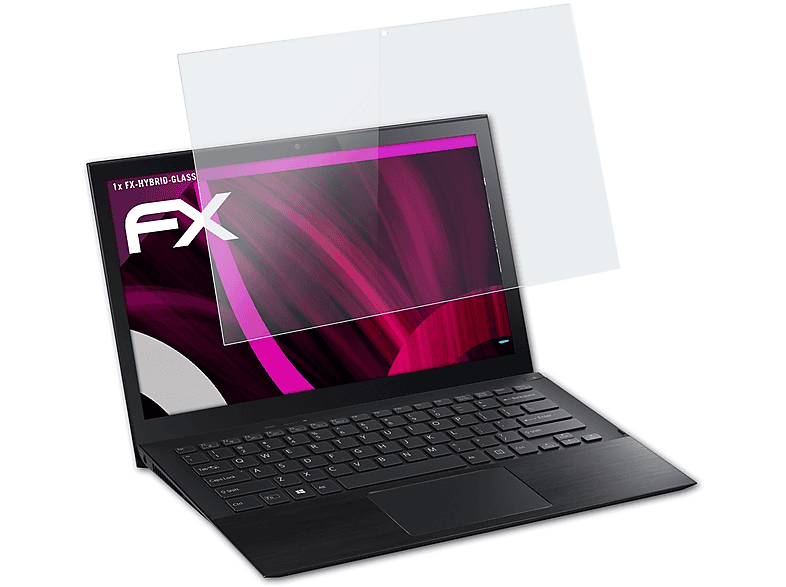 ATFOLIX FX-Hybrid-Glass Pro VAIO 13) Schutzglas(für Sony