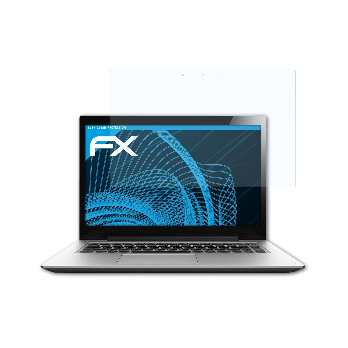 ATFOLIX 2x FX-Clear Touch) IdeaPad U430 Displayschutz(für Lenovo