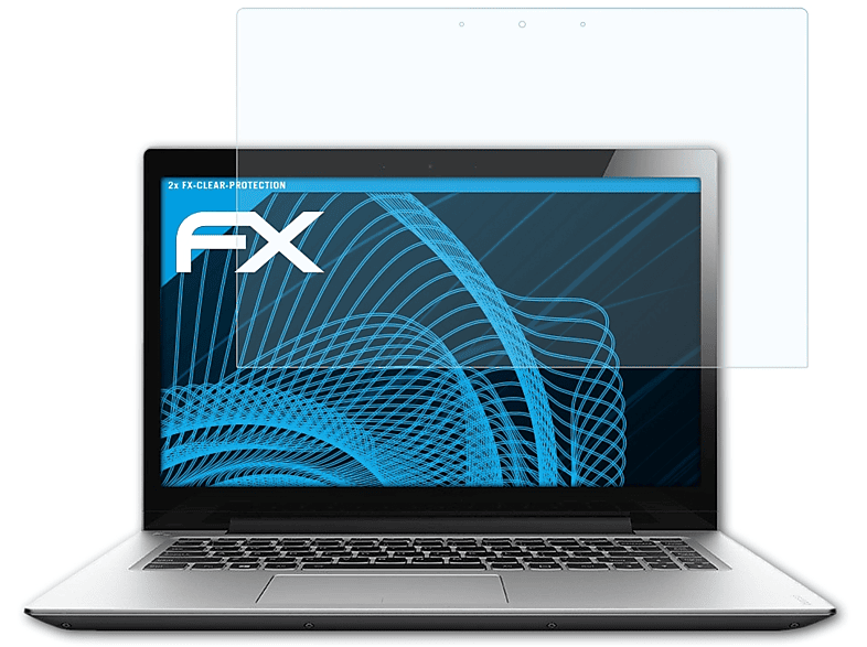 ATFOLIX 2x FX-Clear Displayschutz(für Lenovo IdeaPad U430 Touch)