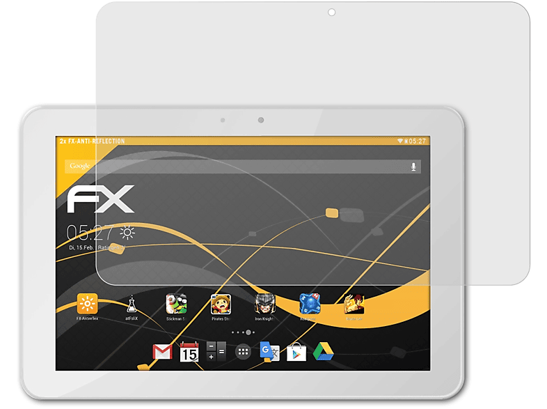 ATFOLIX 2x FX-Antireflex Displayschutz(für Archos 101 Platinum)