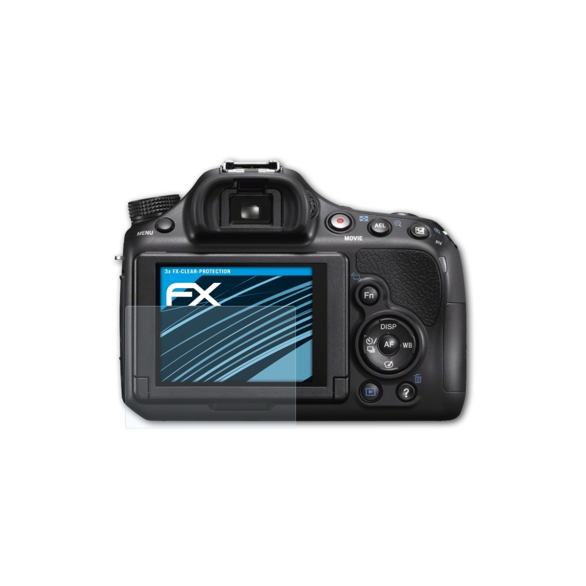 FX-Clear Sony a58 Displayschutz(für (SLT-A58)) ATFOLIX Alpha 3x