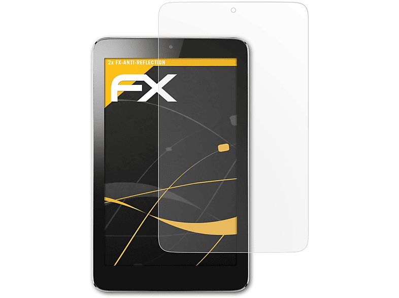ATFOLIX 2x FX-Antireflex Displayschutz(für Lenovo IdeaTab Miix 2 8)