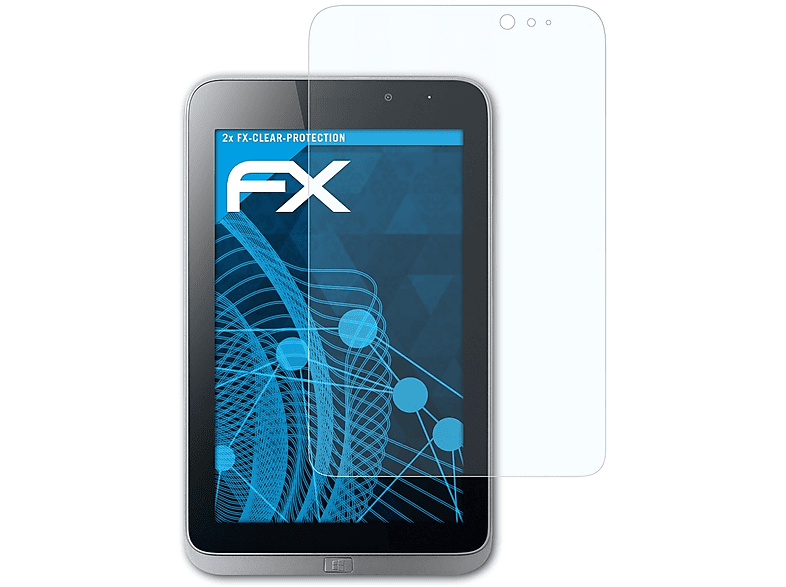 ATFOLIX 2x FX-Clear Displayschutz(für Acer Iconia W4 (W4-820 W4-821 W4-820P W4-821P))