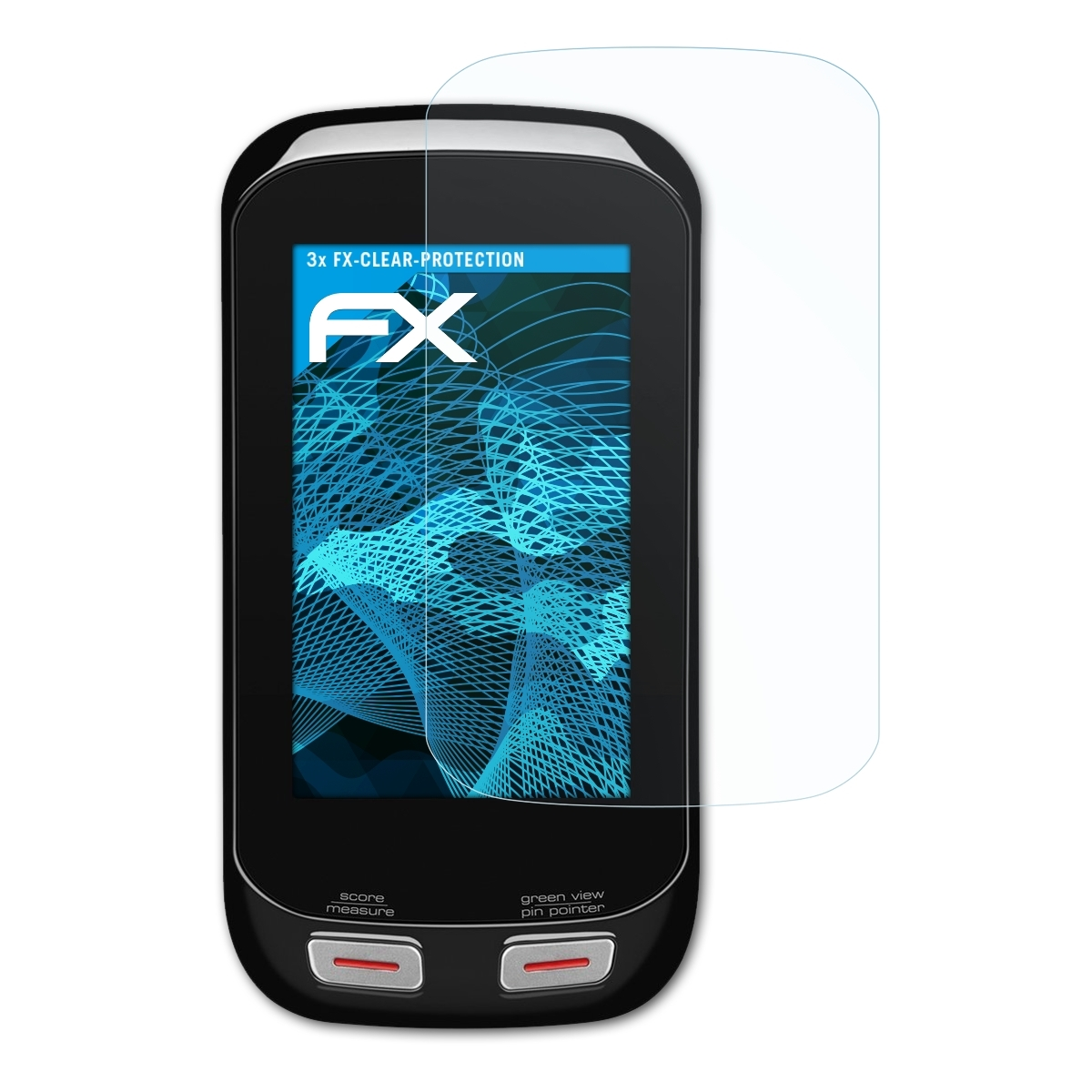 G8) 3x Displayschutz(für Garmin Approach ATFOLIX FX-Clear