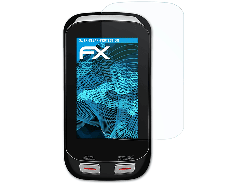 ATFOLIX 3x FX-Clear Displayschutz(für Garmin Approach G8)