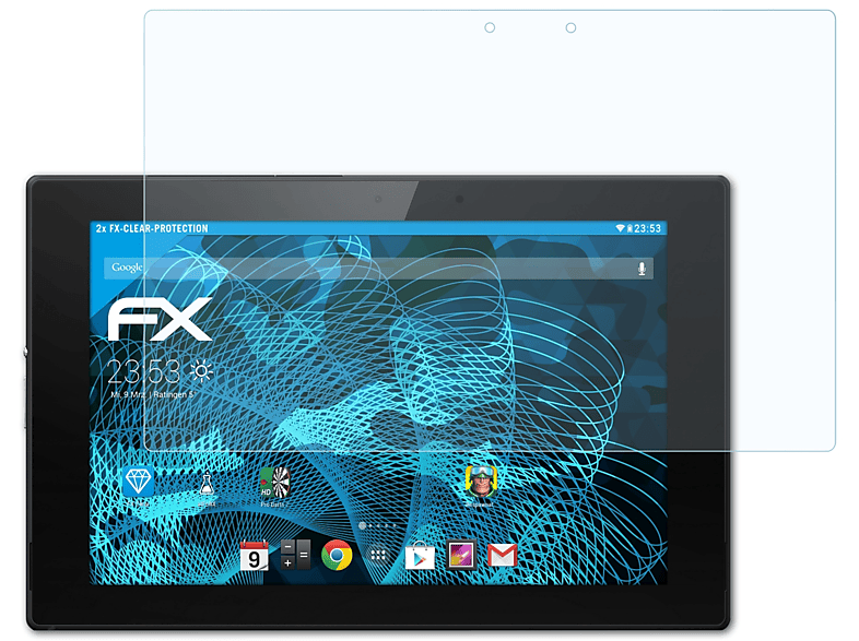 Xperia Tablet 2x FX-Clear ATFOLIX Z2) Displayschutz(für Sony