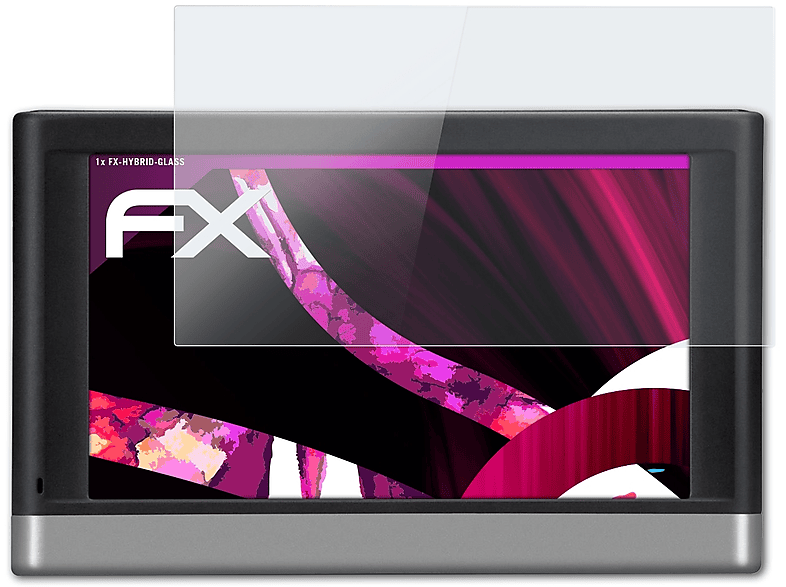ATFOLIX FX-Hybrid-Glass Schutzglas(für Garmin nüvi 2567)