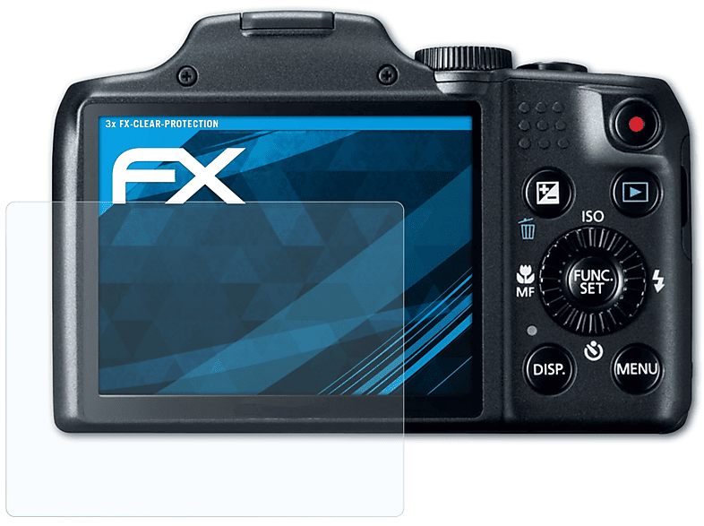 ATFOLIX 3x IS) SX170 Canon PowerShot Displayschutz(für FX-Clear