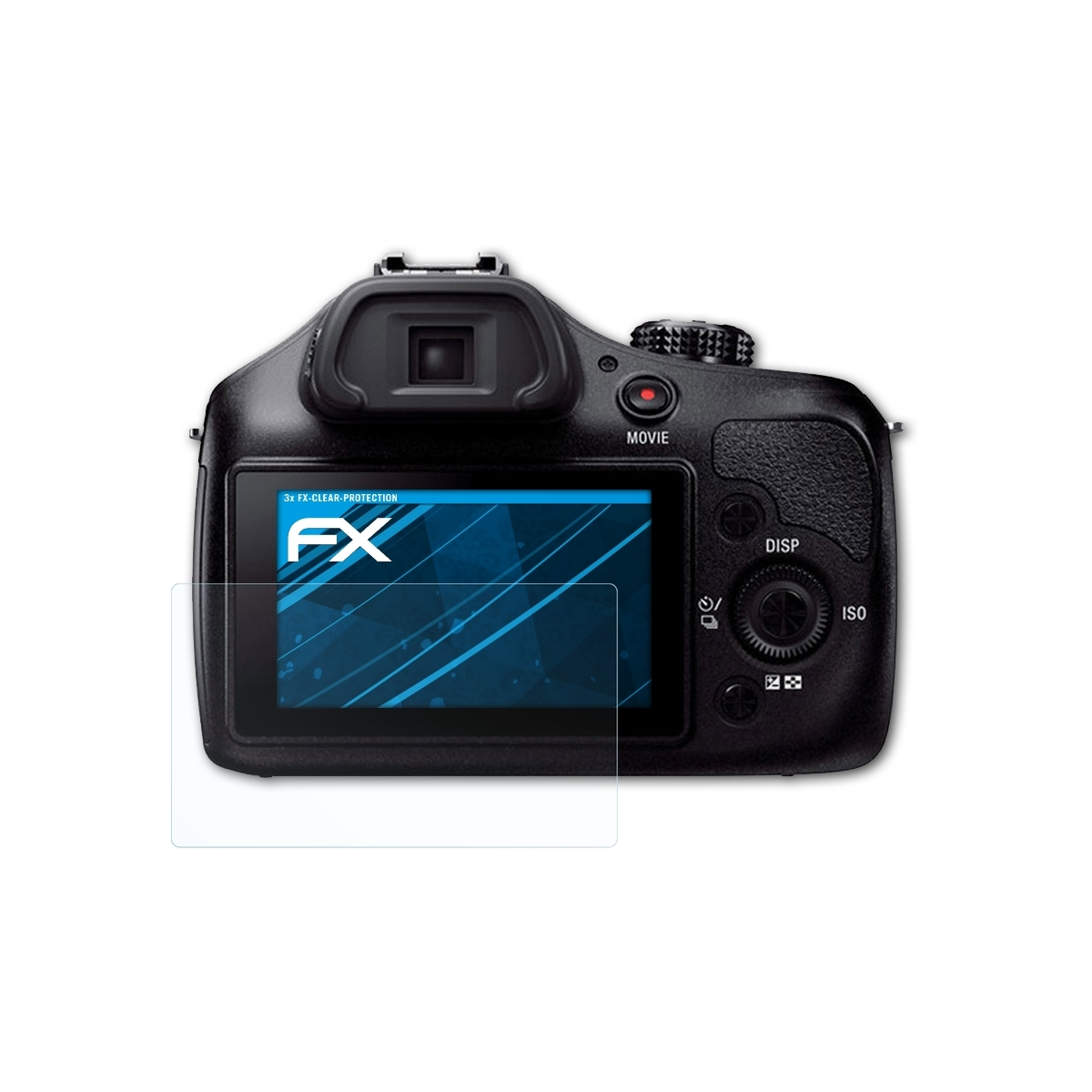 ATFOLIX 3x FX-Clear Displayschutz(für a3000 Alpha (ILCE-3000)) Sony