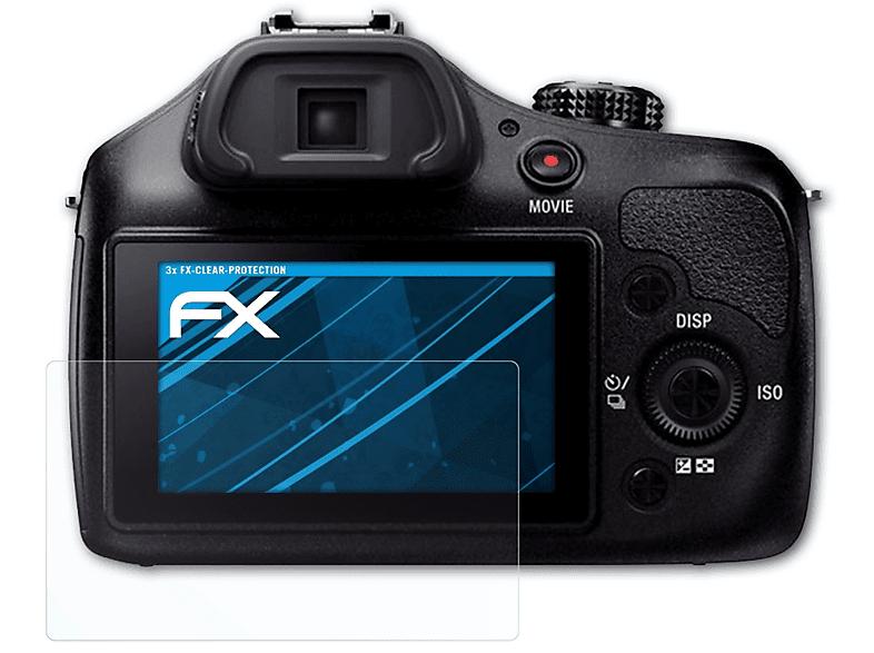 ATFOLIX 3x FX-Clear Displayschutz(für Sony Alpha a3000 (ILCE-3000))