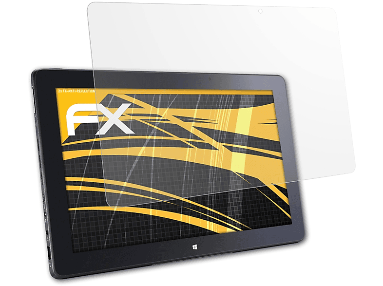 ATFOLIX 2x FX-Antireflex Book Transformer T300) Displayschutz(für Asus