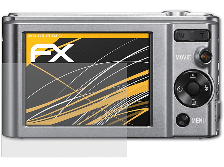 3x FX-Antireflex DSC-W810) Sony ATFOLIX Displayschutz(für