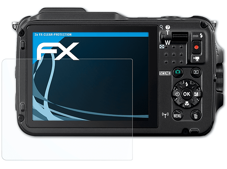 ATFOLIX 3x FX-Clear Displayschutz(für Nikon Coolpix AW120)