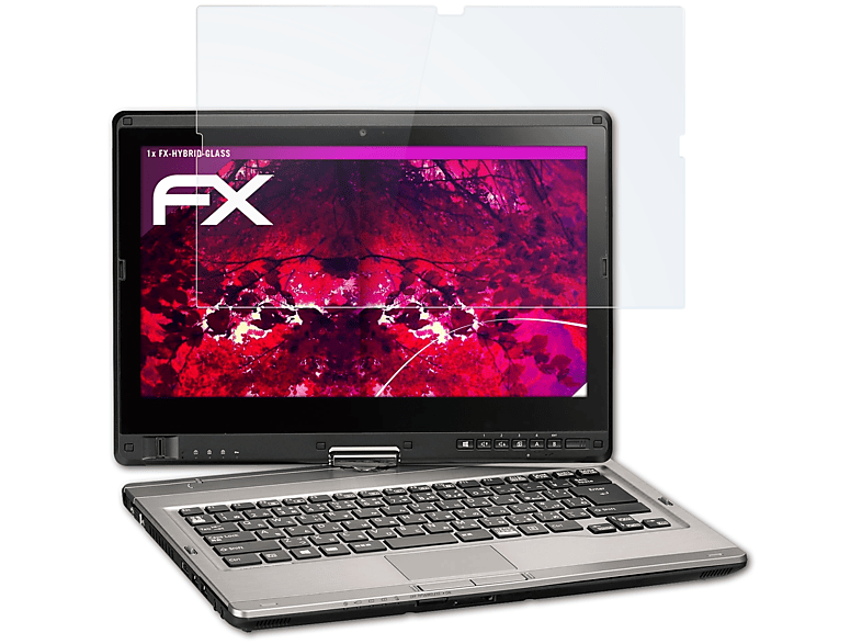 ATFOLIX Lifebook Fujitsu Schutzglas(für FX-Hybrid-Glass T902)