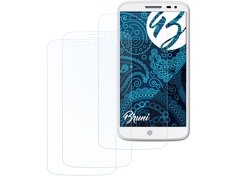 BRUNI 2x Basics-Clear Schutzfolie(für LG G2 mini)