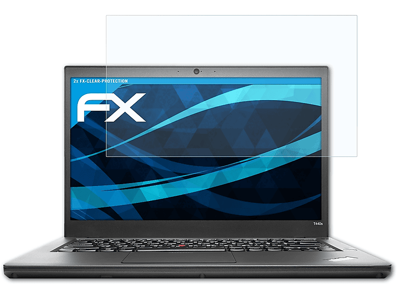 ATFOLIX 2x FX-Clear Displayschutz(für Lenovo ThinkPad T440)