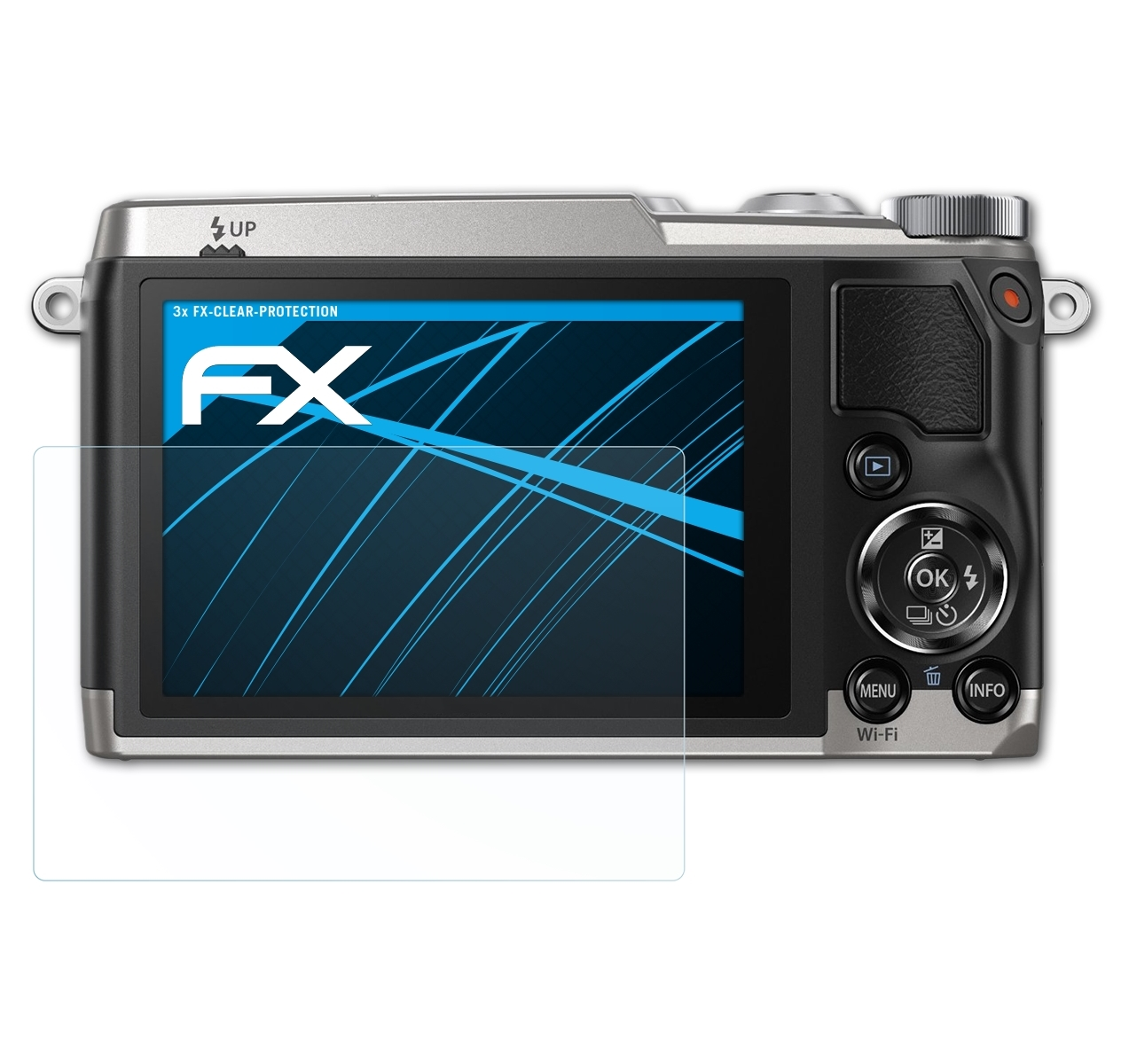 3x FX-Clear ATFOLIX Olympus Displayschutz(für SH-1)