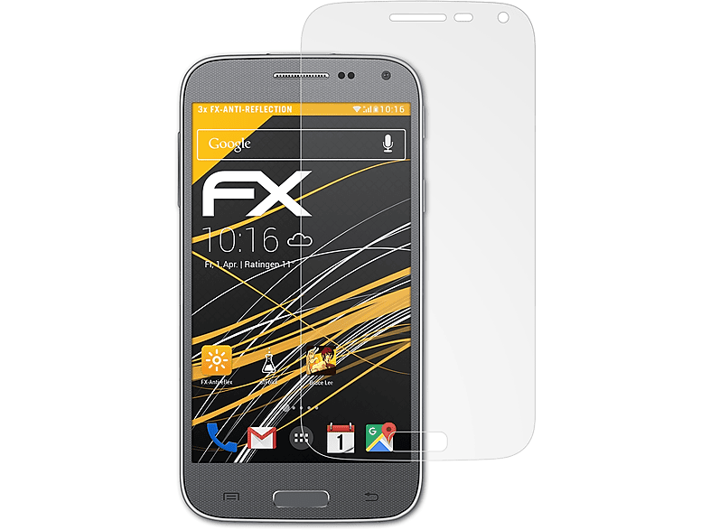 ATFOLIX 3x FX-Antireflex Displayschutz(für Samsung Galaxy Beam 2)
