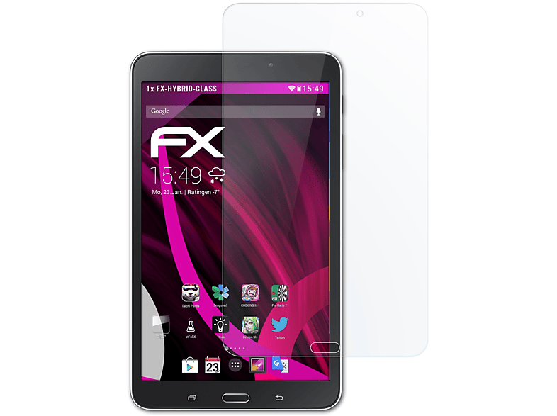 ATFOLIX FX-Hybrid-Glass Samsung Tab 4 8.0 Galaxy T330)) (Wi-Fi Schutzglas(für