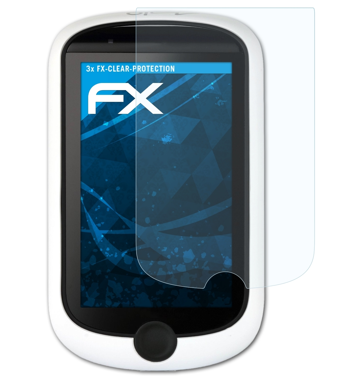 ATFOLIX 3x FX-Clear Displayschutz(für Mio Cyclo 505)