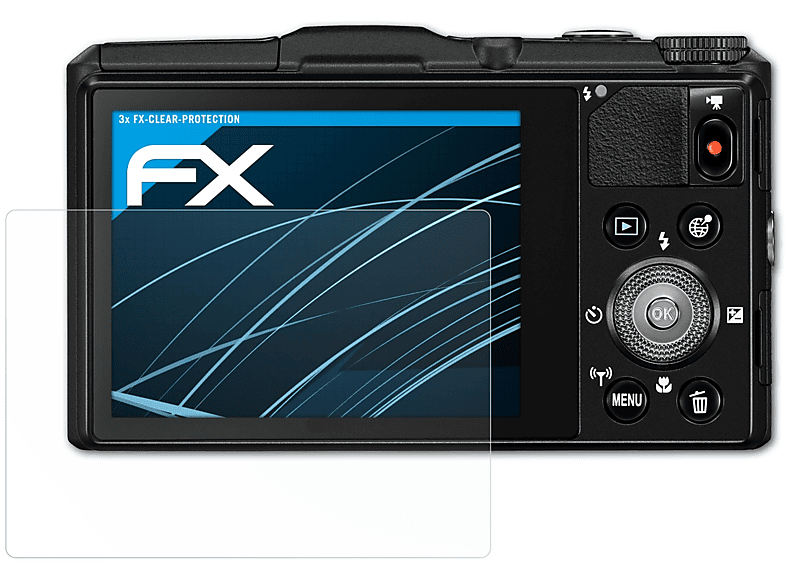 ATFOLIX 3x FX-Clear Displayschutz(für S9700) Nikon Coolpix