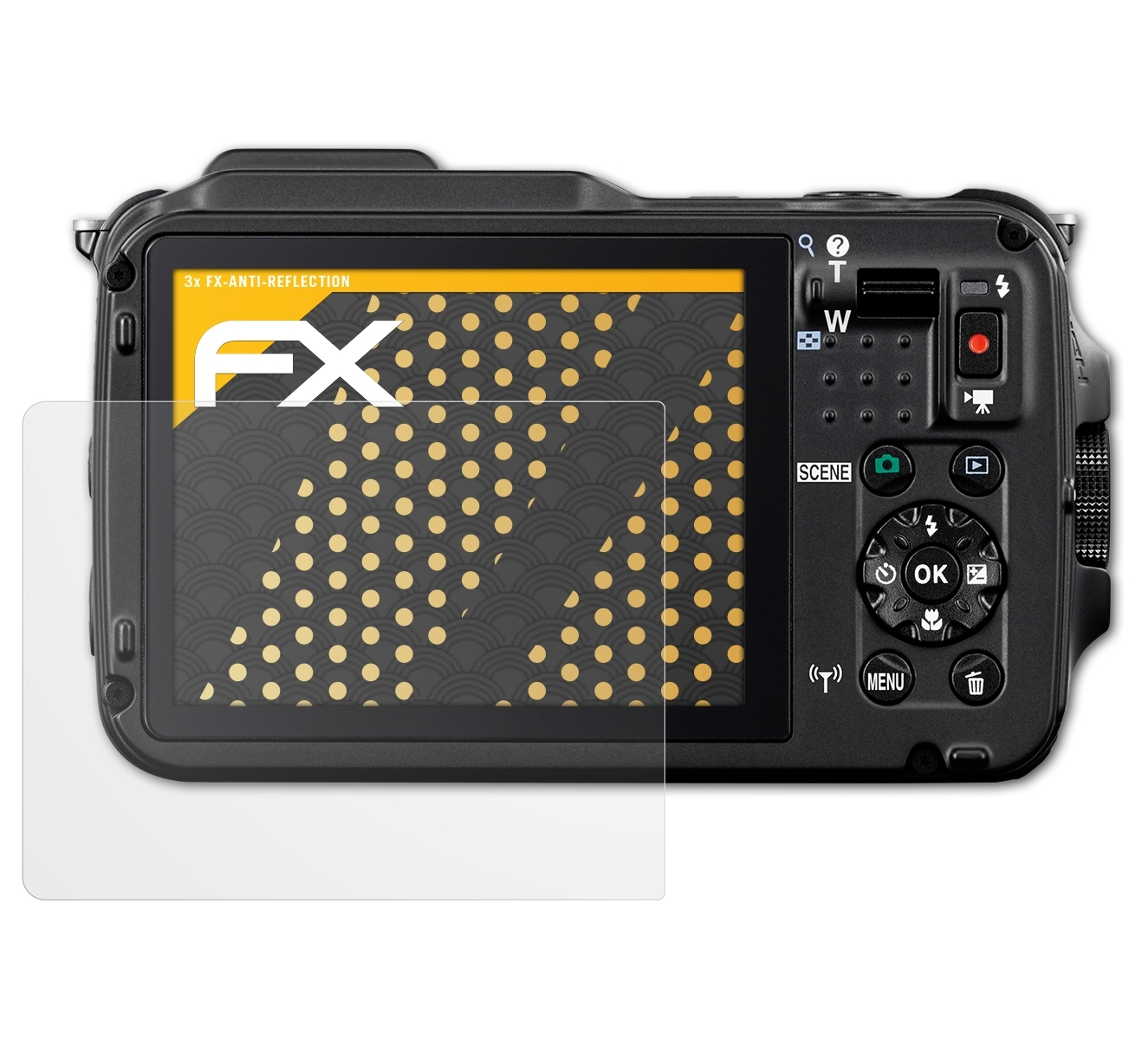 ATFOLIX 3x FX-Antireflex Displayschutz(für Nikon AW120) Coolpix