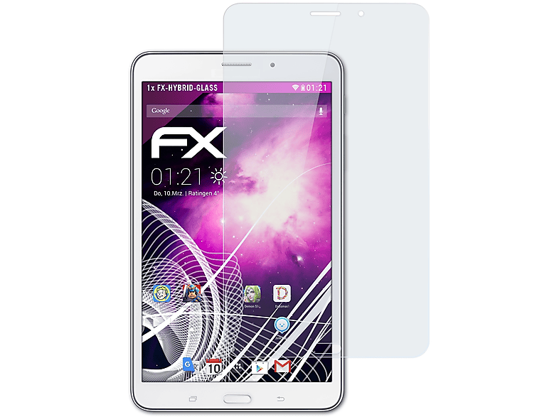 ATFOLIX FX-Hybrid-Glass Schutzglas(für Samsung Galaxy 8.0 T335)) Tab 4 (LTE/3G